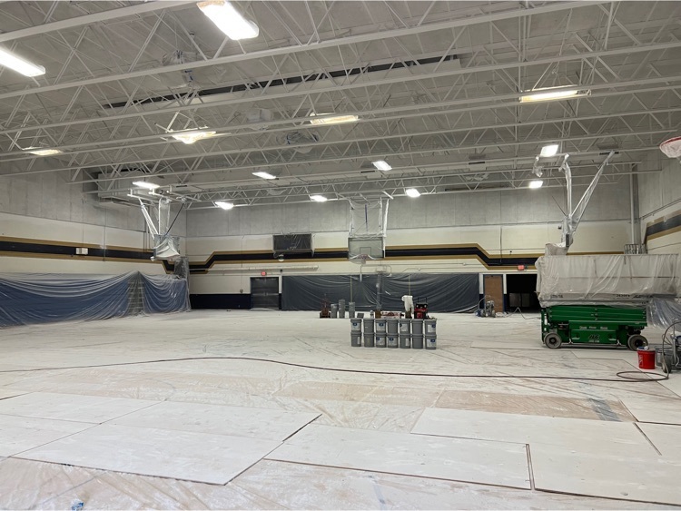 MS/HS gym getting a new brighter look!