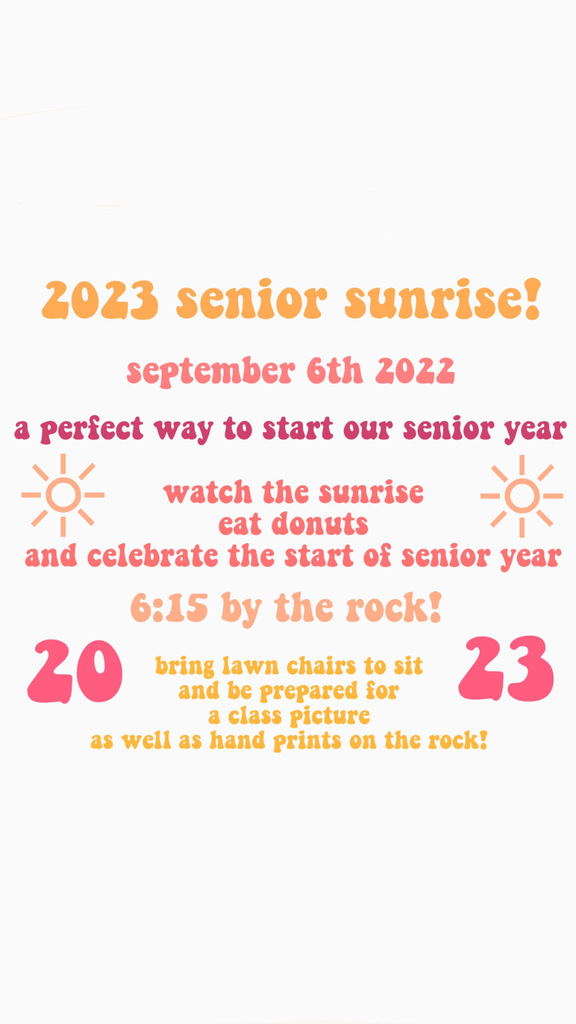 2023 Senior Surprise 